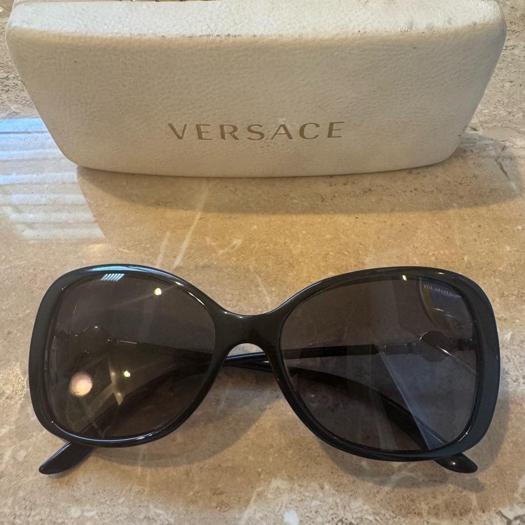 Versace Elegant Black Sunglasses